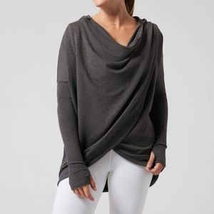 Athleta Purana Wrap Sweatshirt